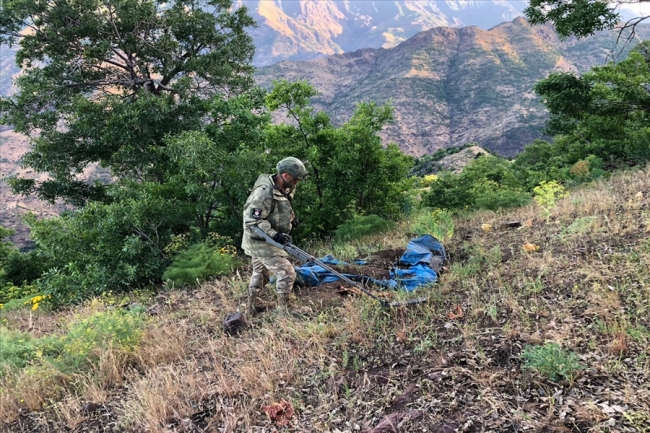 Pençe Harekatı'nda çok sayıda mühimmat ele geçirildi