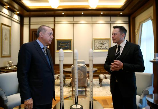 Cumhurbaşkanı Erdoğan, Elon Musk'ı kabul etti
