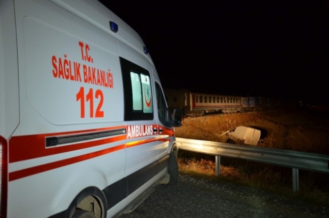 Muş'ta hemzemin geçitte kaza