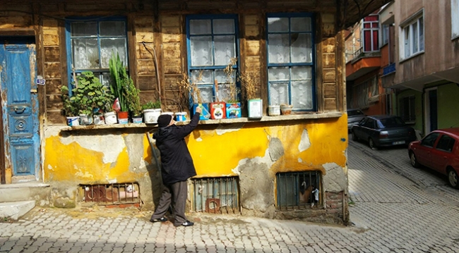 80 yaşındaki Mustafa Uçak, çiçekleri ile hayata tutunuyor