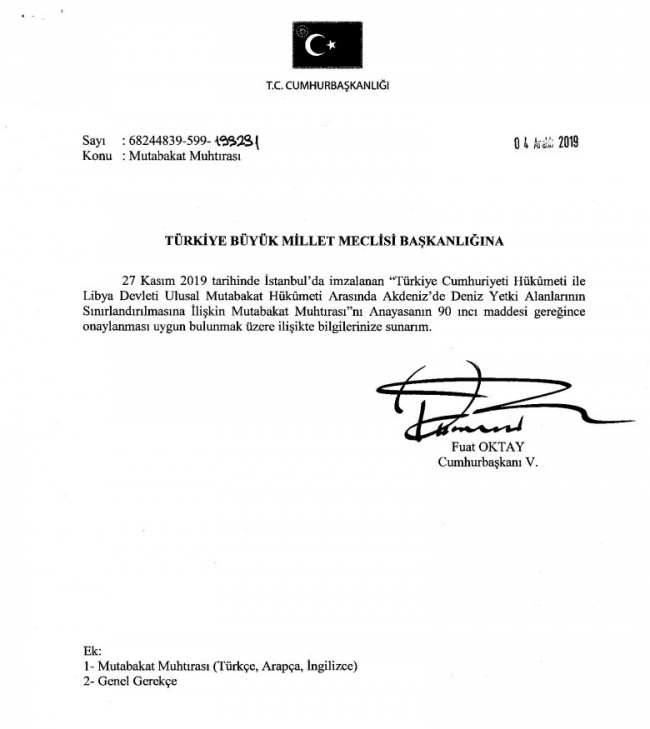 Libya ile varılan mutabakat metnine TRT Haber ulaştı