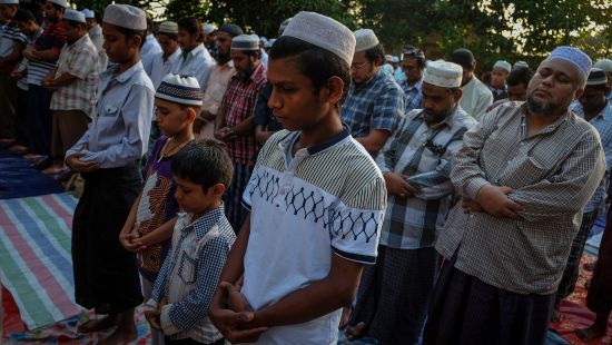 Myanmar'daki Müslümanların Kurban Bayramı coşkusu