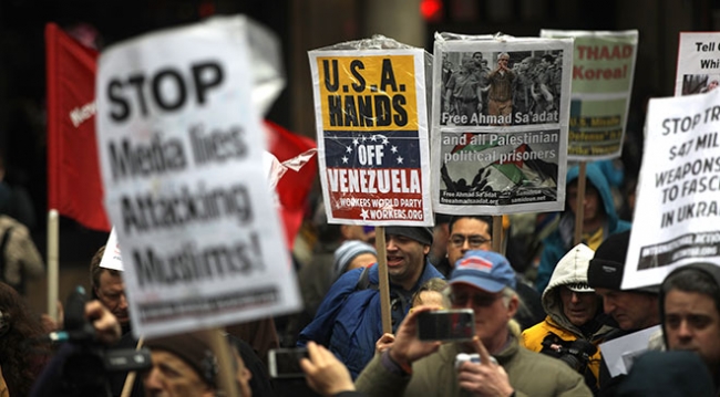 New York'ta İsrail ve Trump karşıtı gösteriler