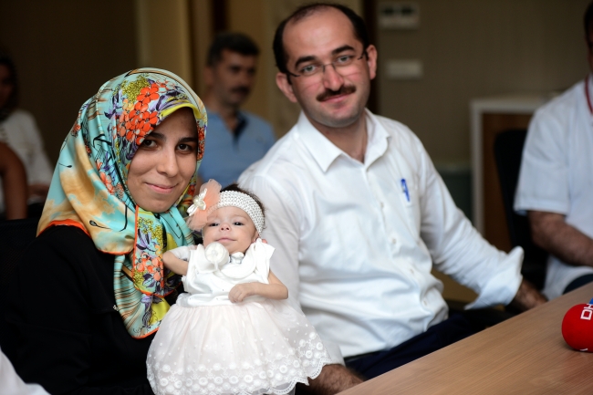 Babasından alınan doku minik Gülsüm Sare'yi hayata bağladı