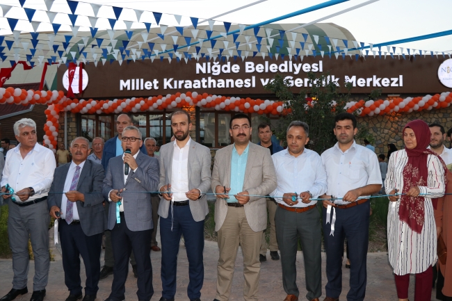 Niğde'de "Millet Kıraathanesi" hizmete açıldı