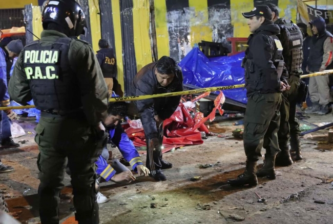 Bolivya'da tüp faciası: 8 ölü, en az 40 yaralı