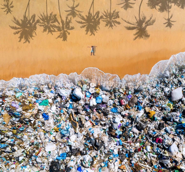 BM'ye göre, okyanusların her kilometrekaresinde ortalama 13 bin parça plastik atık bulunuyor. Fotoğraf: Getty