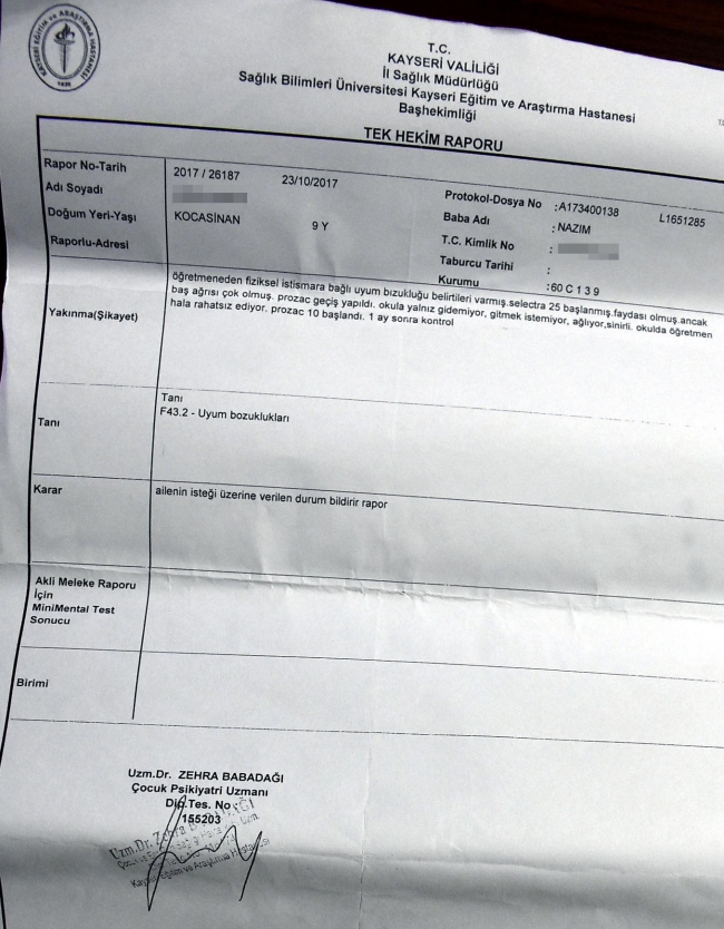 Öğrencisini döven ögretmene 9 ay hapis cezası