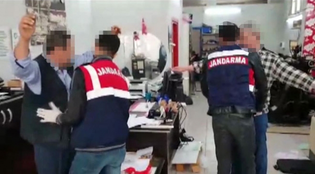 Jandarmadan sahte evrak operasyonu