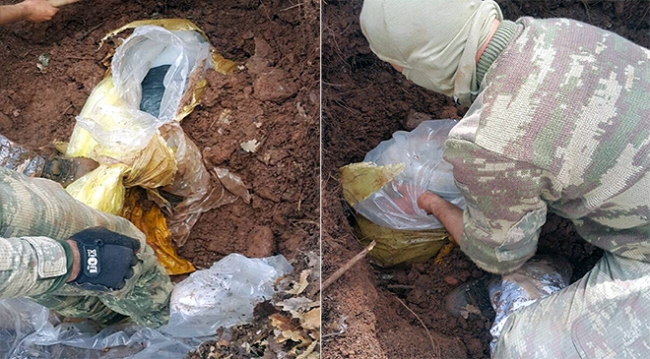 Tunceli'de 470 kilo amonyum nitrat ele geçirildi