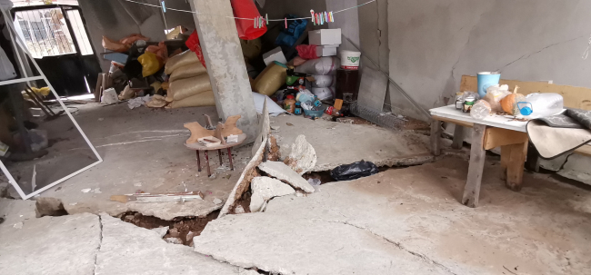 Ordu'daki heyelan onlarca kişiyi evinden etti