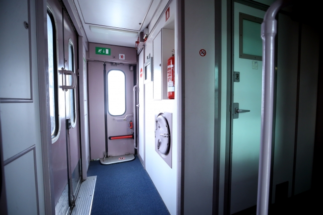 Tren konseptiyle hazırlanmış otel gezginleri ağırlıyor