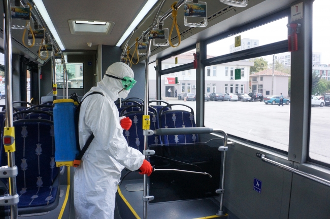 İstanbul'un otobüsleri düzenli olarak temizleniyor