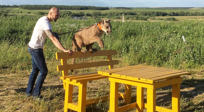 Puma Messi apartman dairesinde yaşıyor