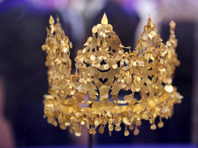 Baktriya hazinesi Afganistan Cumhurbaşkanlığı Sarayı’nda