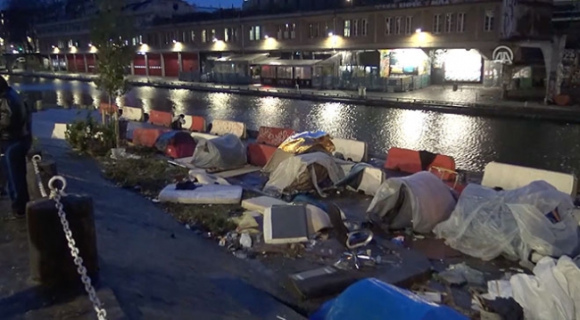 Fransa'da sığınmacıların barınma çilesi