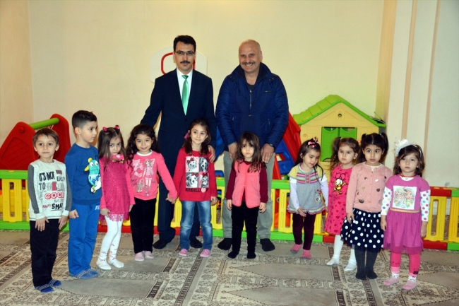 Sinop’ta cami içine oyun parkı oluşturuldu