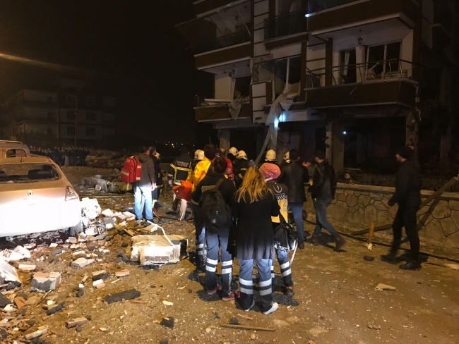 Kırıkkale'de doğalgaz patlaması: 10 yaralı