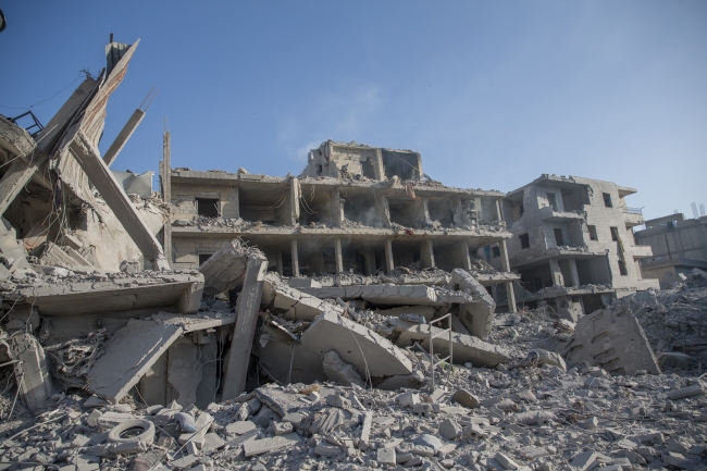 Afrin'de YPG/PKK'nın bomba tuzakladığı binada patlama