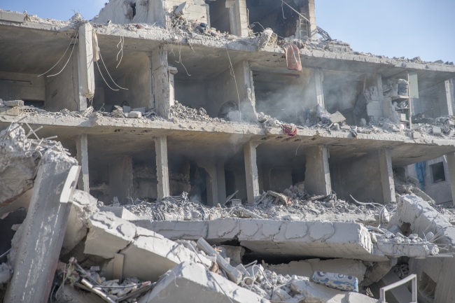 Afrin'de YPG/PKK'nın bomba tuzakladığı binada patlama