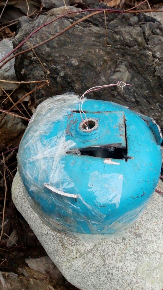 Yola tuzaklanan patlayıcı fark edilerek imha edildi