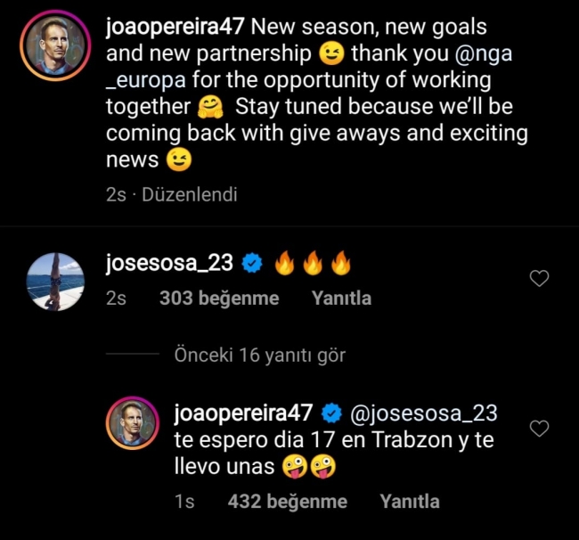 Pereira'dan Sosa'ya davet