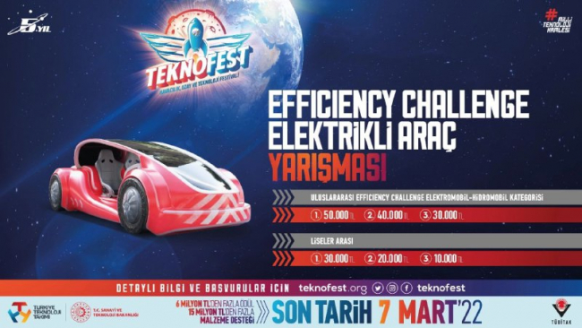 Elektrikli araçlar TEKNOFEST'te yarışıyor