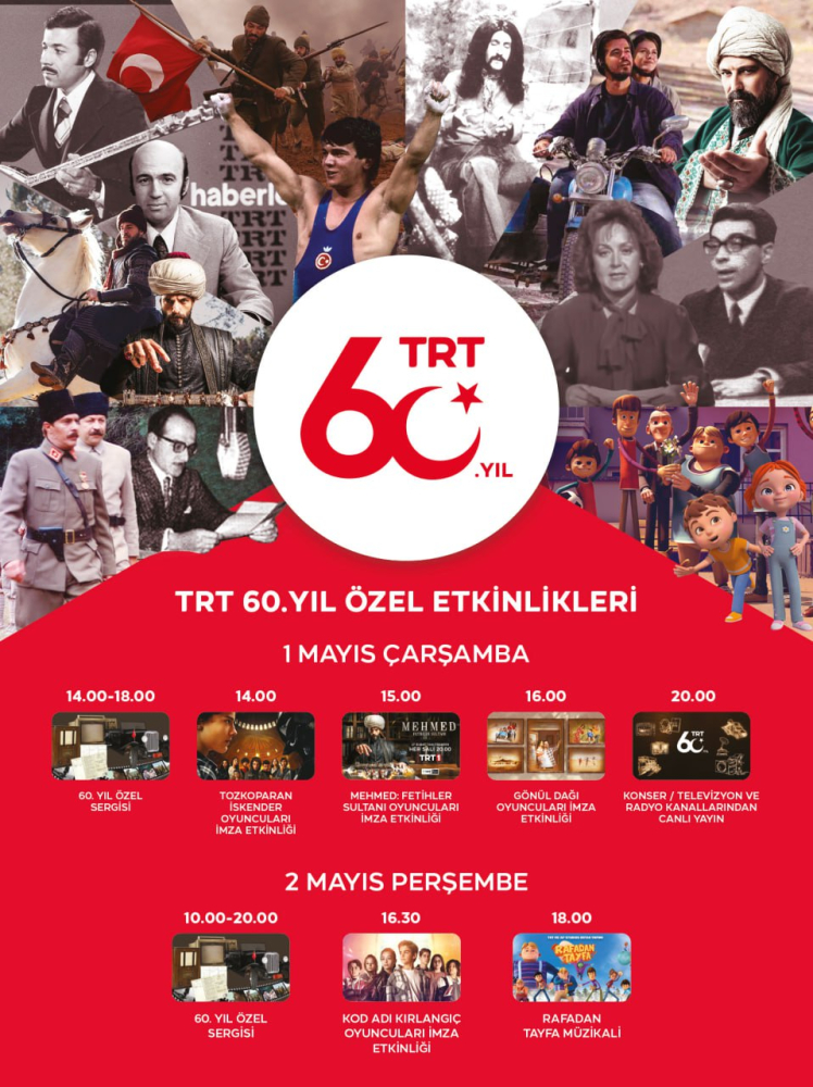 TRT, 60 yaşında