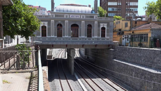 Tren istasyonunda sanat