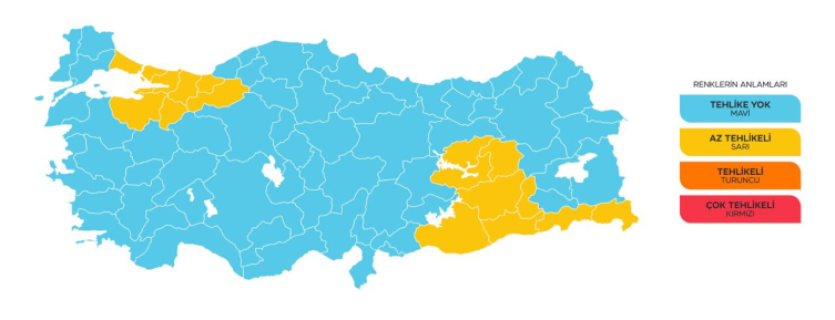 İstanbul için sağanak uyarısı