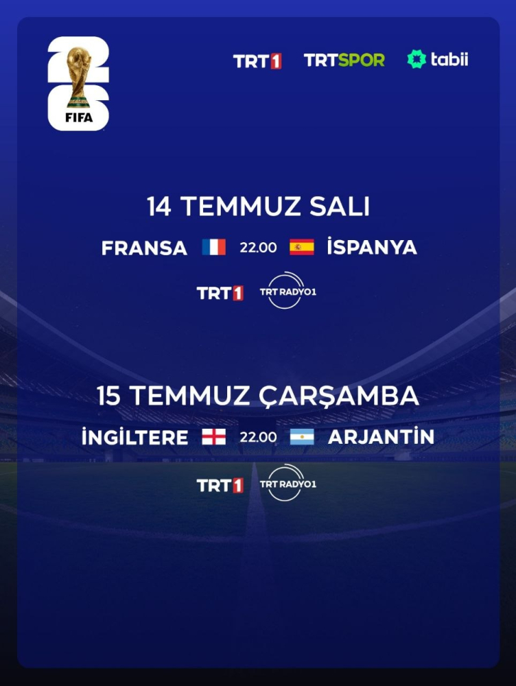 Dünya Kupası’nda yarı final maçları başlıyor
