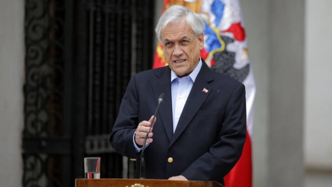 Şili Devlet Başkanı Sebastian Pinera. Fotoğraf: AFP