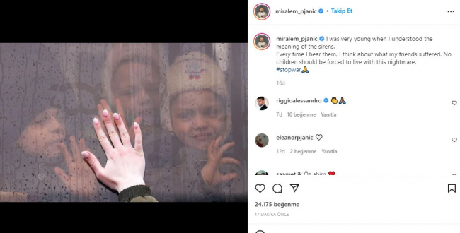 Mesut Özil ve Miralem Pjanic'ten 'savaşa hayır' paylaşımı