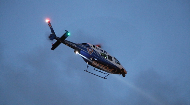 Helikopter destekli 400 polisle uyuşturucu operasyonu