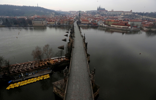 Çekya'nın başkenti Prag'da sükunet hakim | Fotoğraf: Reuters