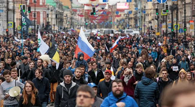 Rusya'da hükümet karşıtı gösteriler