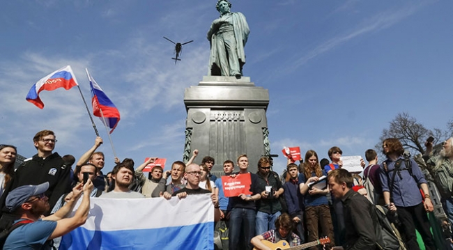 Rusya'da hükümet karşıtı gösteriler