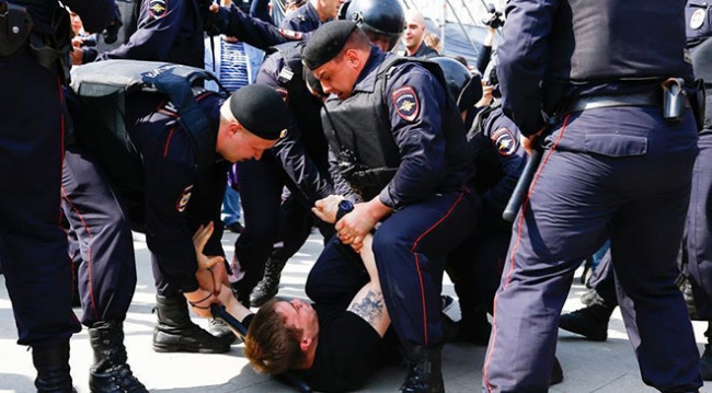 Rusya'da hükümet karşıtı gösteriler