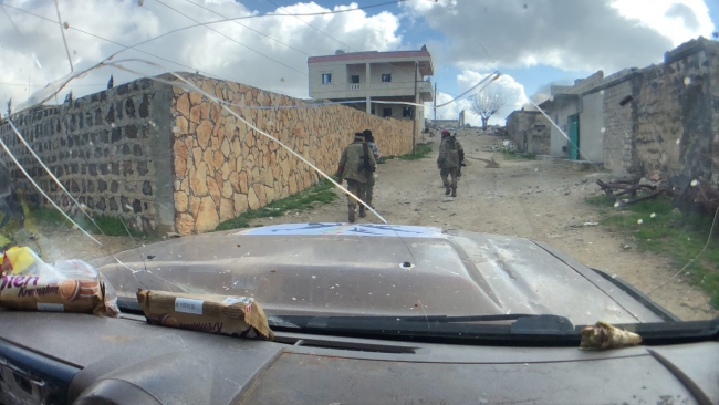 Raco'daki çatışma anbean görüntülendi