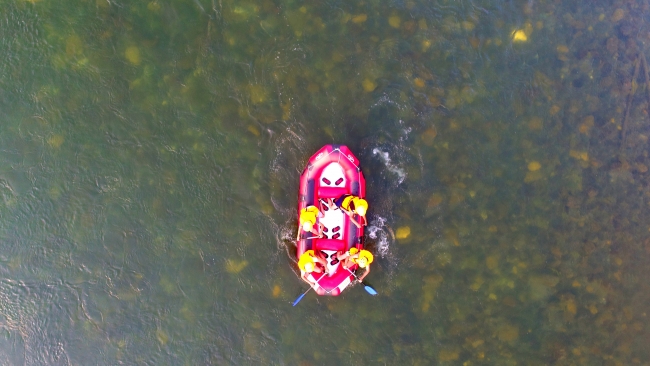 Palu'da rafting heyecanı