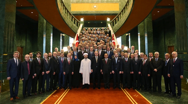 Cumhurbaşkanı Erdoğan, il müftülerini ağırladı