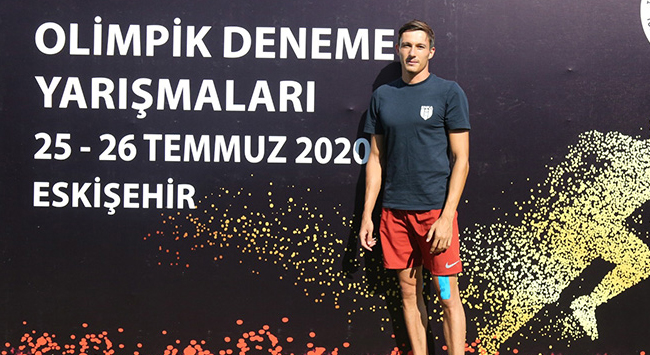Milli atlet Mikdat Sevler'den Türkiye rekoru