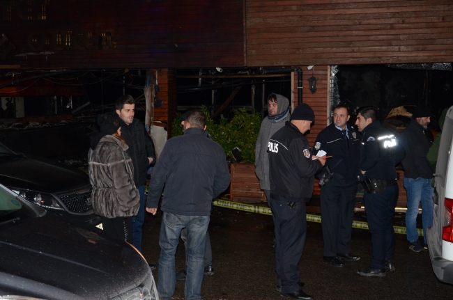 Beykoz'da restoran alev alev yandı