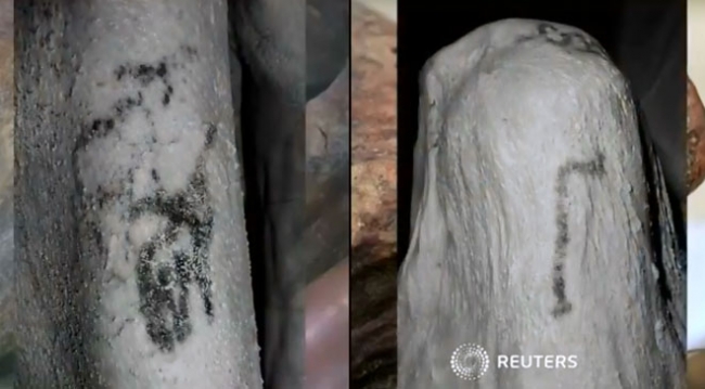 5 bin yıllık mumyalarda dövme bulundu