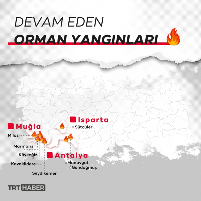 TRT Haber yangın söndürme helikopterinde