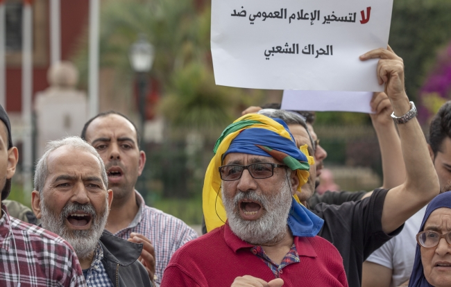 Fas'ta Rif Hareketi yöneticilerine verilen hapis cezasına tepki