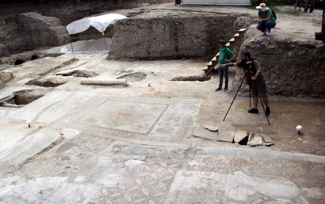 Sinop'ta zengin Romalıların dinlenme merkezi gün yüzüne çıkarılıyor