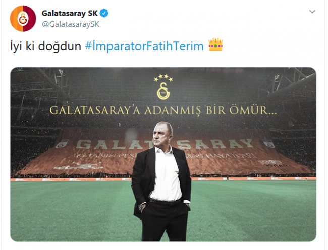 Fatih Terim 66 yaşında