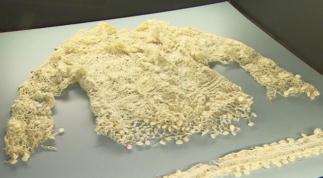 Tarihe dokunan sof kumaşı Rahmi Koç Müzesi'nde sergileniyor