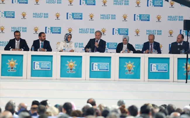 AK Parti 6. Olağan Büyük Kongresi başladı